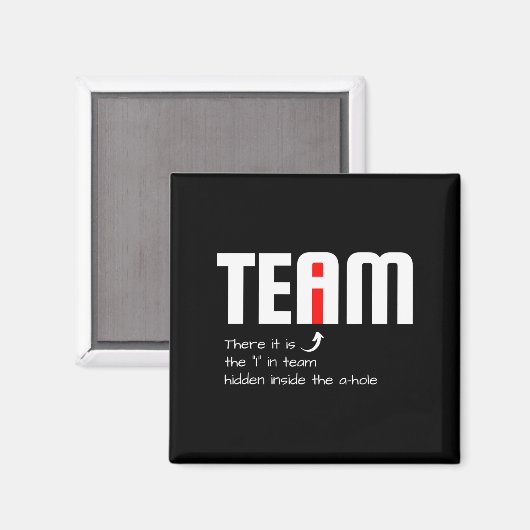 Grappige sarcastische teamgenoot die ik in het tea magneet (Voorkant / Achterkant)