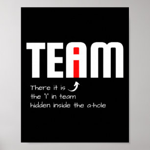 Grappige sarcastische teamgenoot die ik in het tea poster