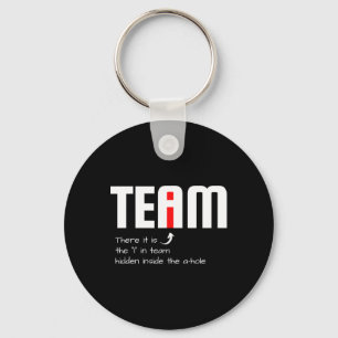 Grappige sarcastische teamgenoot die ik in het tea sleutelhanger