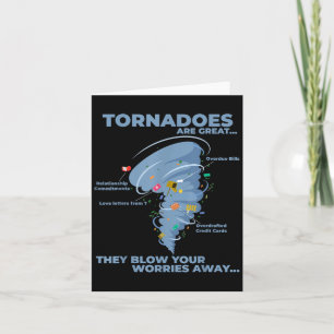 Grappige Sarcastische Tornado Infographic Quote Gr Kaart