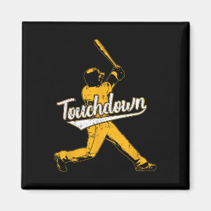 Grappige Sarcastische Touchdown Baseball Football Magneet