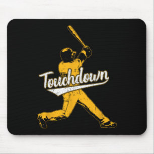 Grappige Sarcastische Touchdown Baseball Football Muismat