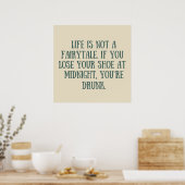 grappige sarcastische uitspraken poster (Keuken)