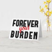 Grappige sarcastische Valentijnskaart Kaart (Gele Bloem)