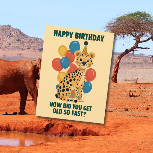 Grappige sarcastische verjaardagsberichten & leeft briefkaart