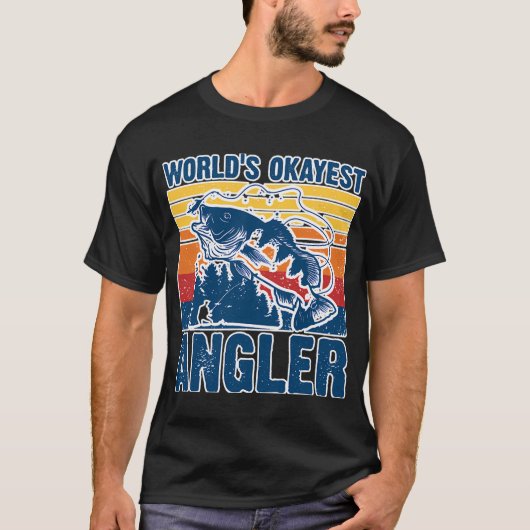 Grappige Sarcastische Vissen Visser T-shirt (Voorkant)