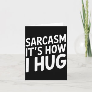 Grappige Sarcastische Zegswijze Typografie Humor Q Kaart