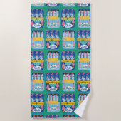 Grappige Sardine Nautisch Strandlaken (Voorkant)