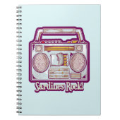 Grappige sardines tin stereo notitieboek (Voorkant)