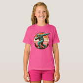 Grappige Sasquatch Bigfoot Dabbing gepersonaliseer T-shirt (Voorkant volledig)