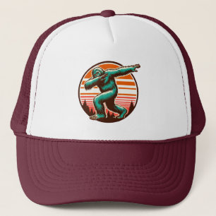 Grappige Sasquatch Bigfoot Dabbing gepersonaliseer Trucker Pet