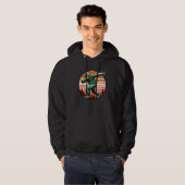 Grappige Sasquatch Bigfoot Dabbing Persoonlijk Hoodie (Voorkant volledig)