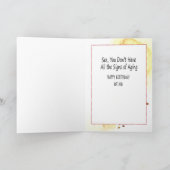 Grappige Sassy Cartoon voor Hem Gepersonaliseerde  Kaart (Binnen)