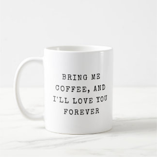 Grappige Sassy Humor Moderne Typografie Liefde Koffiemok