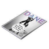 Grappige satire Great Dane Notitieboek  (Linkerzijde)