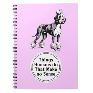 Grappige satire Great Dane Notitieboek