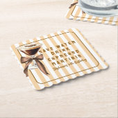 Grappige Save Water Drink Espresso Martinis Verjaa Kartonnen Onderzetters (Gebogen)