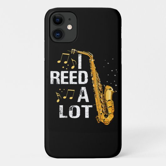 Grappige Saxofoon Case-Mate iPhone Case (Achterkant)