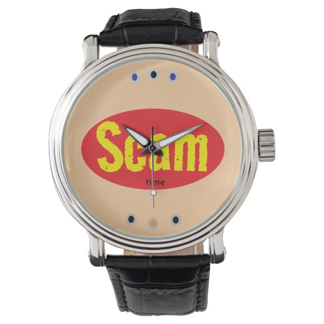 Grappige scam tijd horloge (Voorkant)