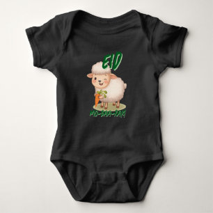 Grappige Schaap Eid Adha Baby eerste Eid  Romper