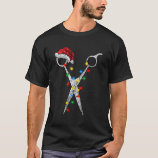 Grappige Schaar Haarstylist Santa Hair Stylist Xma T-shirt
