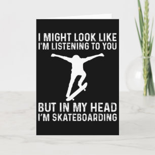 Grappige Schaatsrijder Skateboarder Maar In Mijn H Kaart
