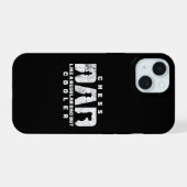 Grappige Schach Vader Als Een Gewone Vader Maar Ko iPhone 15 Case (Achterkant horizontaal)