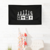 Grappige schaker Geek Periodic System Chemistry Spandoek (Insitu)