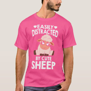 Grappige schapen gemakkelijk afgeleid door Schatti T-shirt