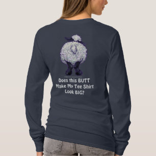 Grappige schapen grote kont T-shirts