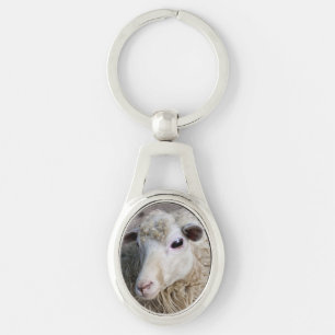 Grappige schapen sleutelhanger