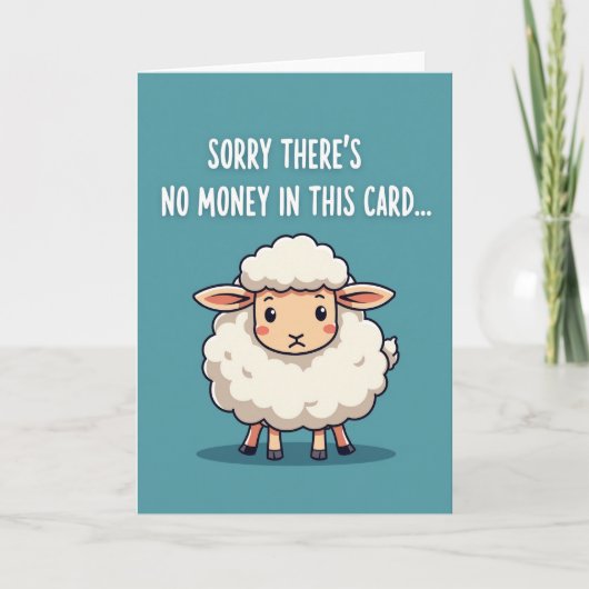 Grappige Schapen Verjaardagskaart Kaart (Voorkant)