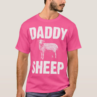 Grappige schapen voor papa vader eigenaar kudde ee t-shirt