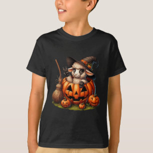 Grappige schapenheks pompoen Halloween Mannen vrou T-shirt