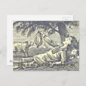 Grappige schapenooi Groeten Kaart Boerderij Humor (Voorkant / Achterkant)