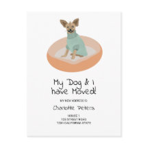 Grappige schattige chihuaha hond illustratie beweg