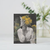 Grappige Schattige Dieren Vrouw Collage Briefkaart (Staand voorkant)