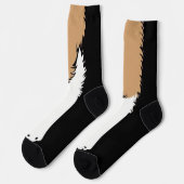 Grappige schattige hond puppy been Voeten poot Sokken (Links)