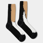 Grappige schattige hond puppy been Voeten poot Sokken (Rechts)