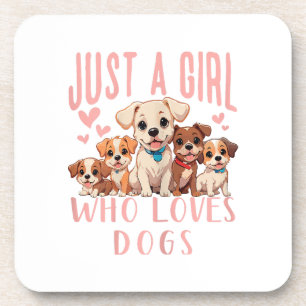 Grappige Schattige Hond Puppy Liefhebber - Gewoon  Bier Onderzetter