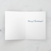 Grappige schattige kat engel kerstkaart feestdagen kaart (Binnen)