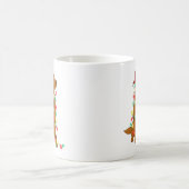 Grappige schattige kersthond koffiemok (Center)