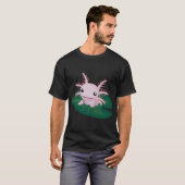 grappige schattige kleine axolotl t-shirt (Voorkant volledig)