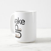 Grappige schattige populaire koffiemok (Voorkant links)