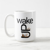 Grappige schattige populaire koffiemok (Links)