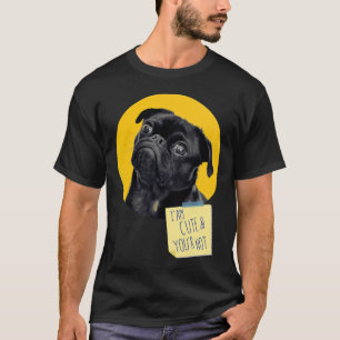 Grappige schattige Pug-hond 123 T-shirt
