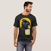 Grappige schattige Pug-hond 123 T-shirt (Voorkant volledig)
