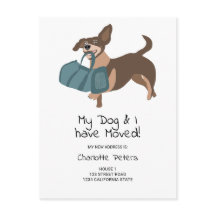 Grappige schattige teckel hond illustratie bewegen