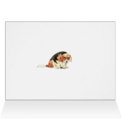 Grappige Schattige Verdrietige Beagle Hond Waterve (Binnen Horizontaal (Boven))