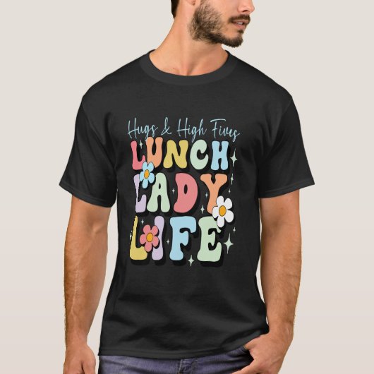 grappige schattige vrouwen lunch dames tee school t-shirt (Voorkant)